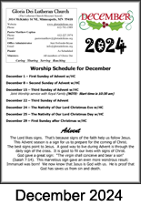 December Newsletter